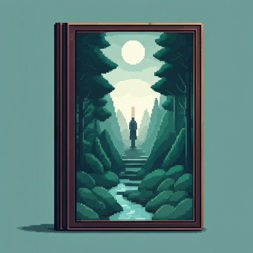 Pixel art book cover for 'Chronicles of the Void'
